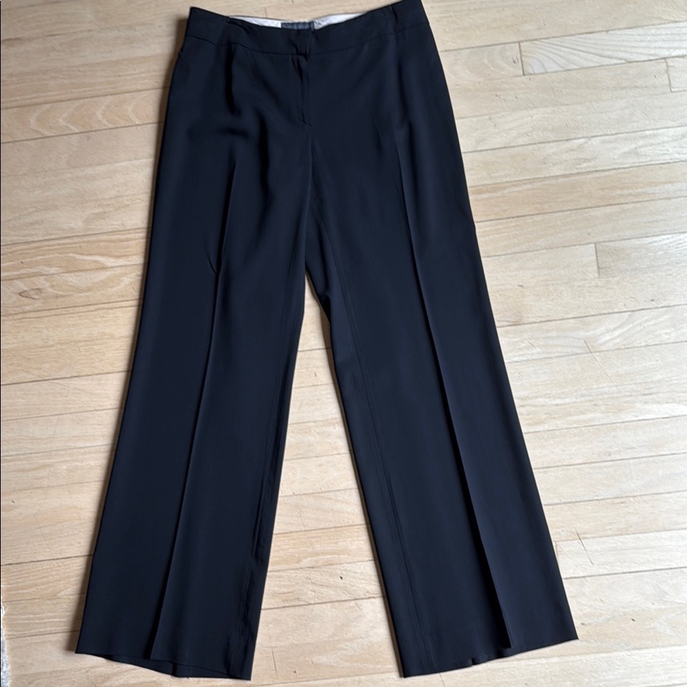 Alberta Ferretti Black Wide Leg Pants